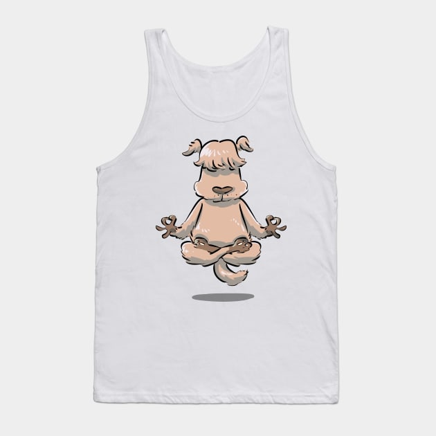 Yoga Spiritual Dog Pet Owners Tank Top by PhantomDesign